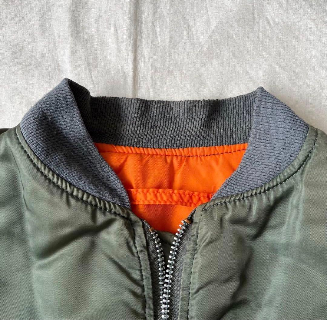 90s alpha ma-1 USA製 アルファ IDEAL フライトジャケット