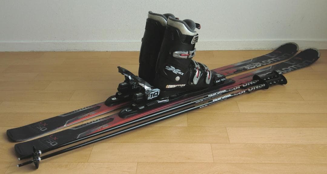 ■■12月・1月限定■送料無料■サロモン■メンズスキーセット■160/26.5■