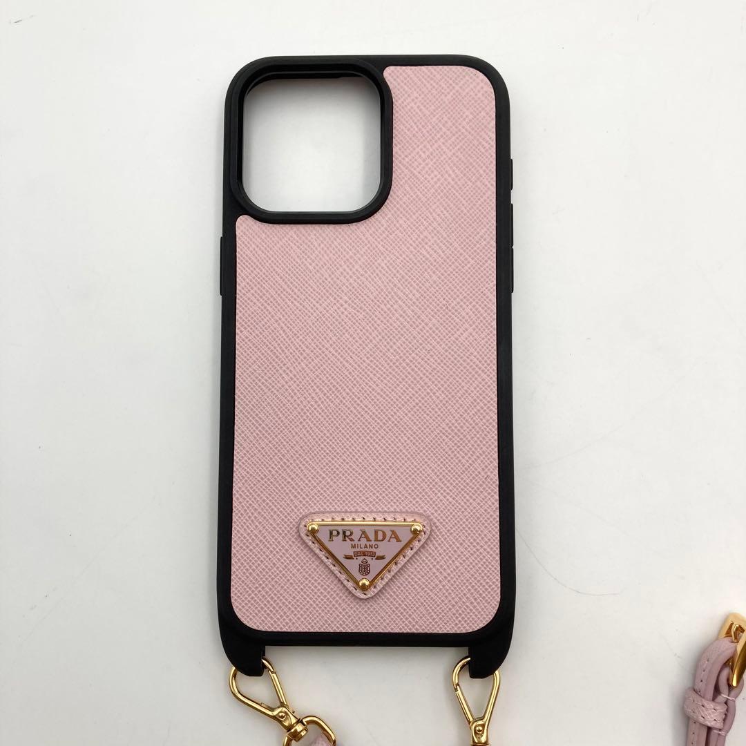 現行！超美品✨ PRADA iPhone14 PRO MAX ケース ピンク