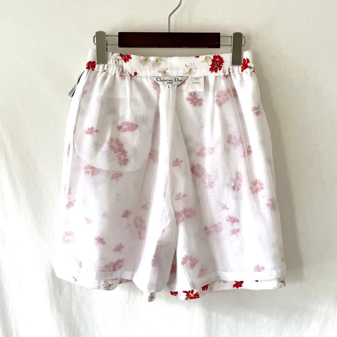 良品 Christian Dior ショートパンツ 花柄 80s vintage