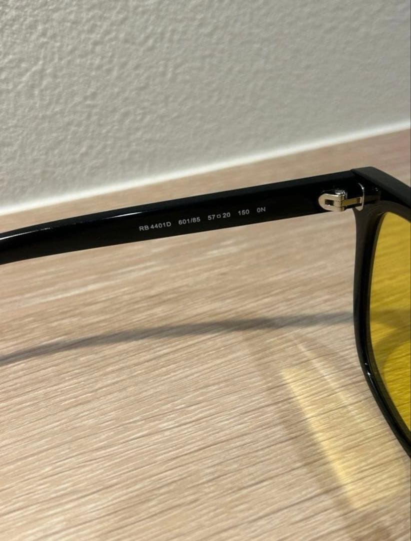 【美品・最終価格】Ray-Ban　RB4401D-601/85　イエローレンズ