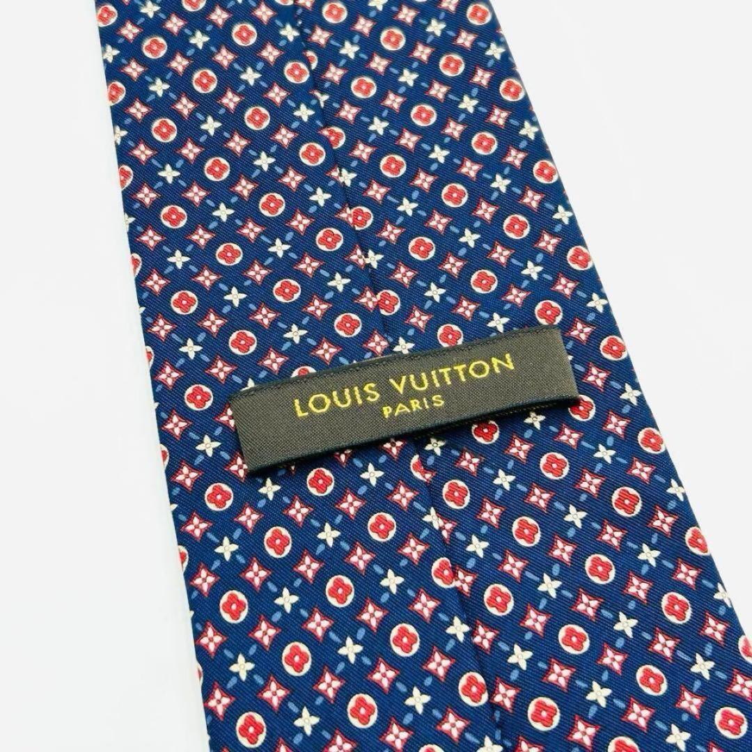 ✨美品✨ルイヴィトン　モノグラム　高級シルク　ネクタイ　ビジネス　スーツ