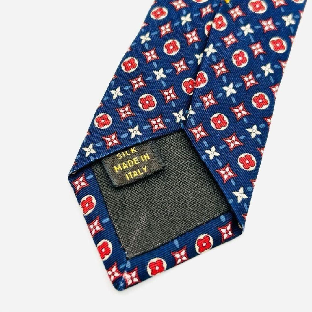 ✨美品✨ルイヴィトン　モノグラム　高級シルク　ネクタイ　ビジネス　スーツ