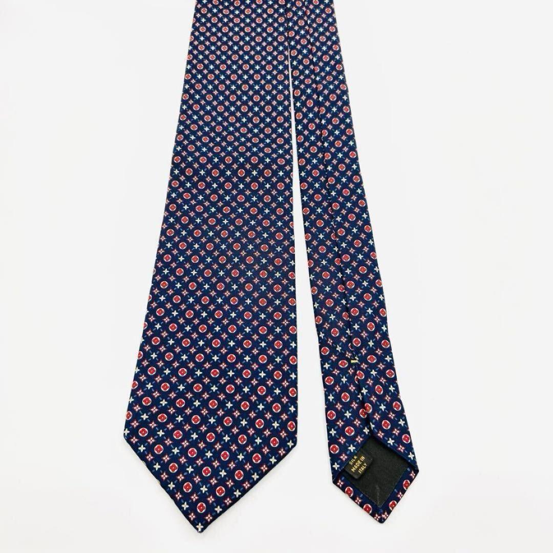 ✨美品✨ルイヴィトン　モノグラム　高級シルク　ネクタイ　ビジネス　スーツ