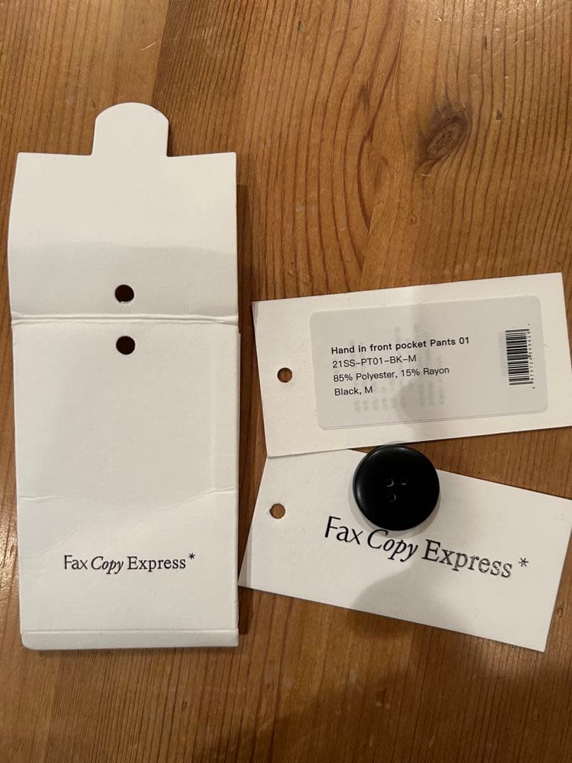 FAX COPY EXPRESS ワイドスラックス　ブラック　サイズM