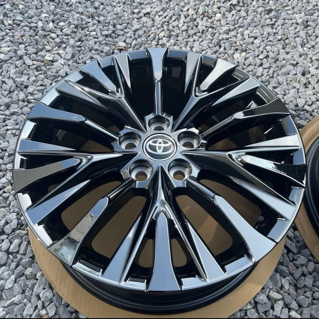 新車外し 40系 ヴェルファイア 純正 Z プレミア ブラックスパッタリング