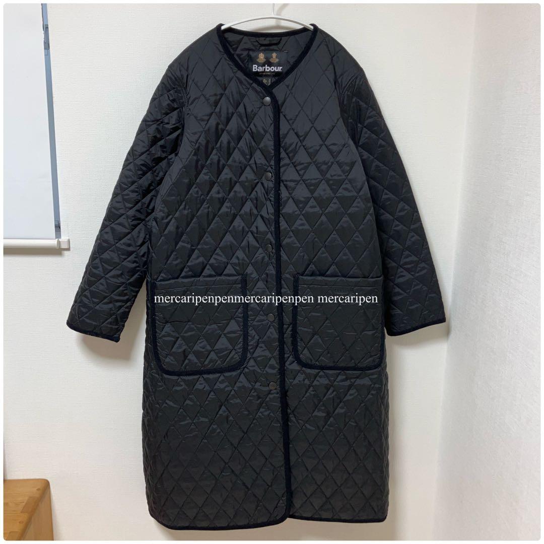 Barbour バブアー キルティング ロング コート サイズ10