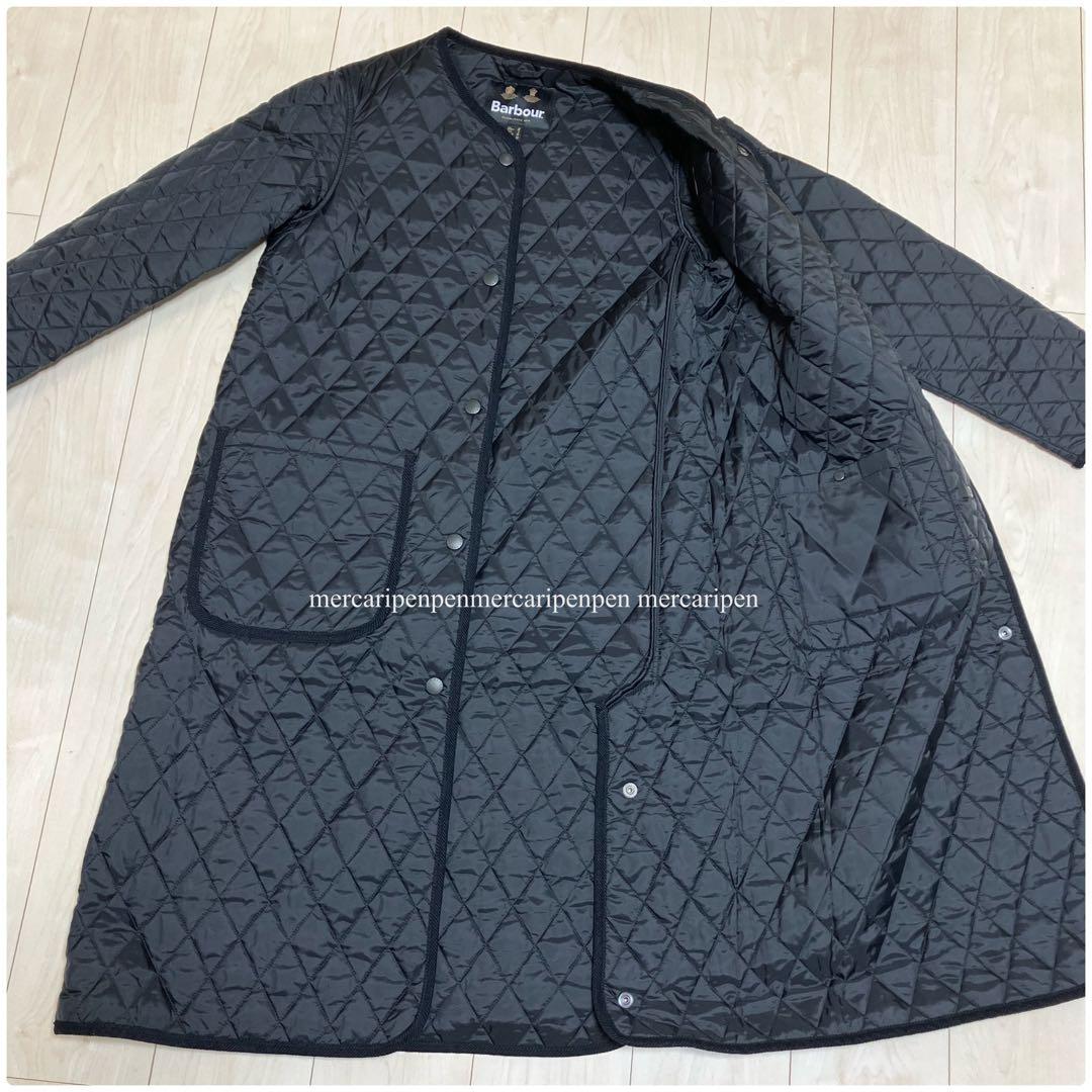 Barbour バブアー キルティング ロング コート サイズ10