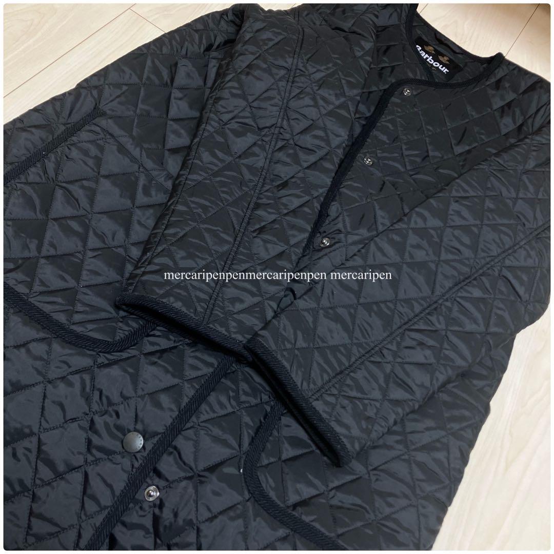 Barbour バブアー キルティング ロング コート サイズ10