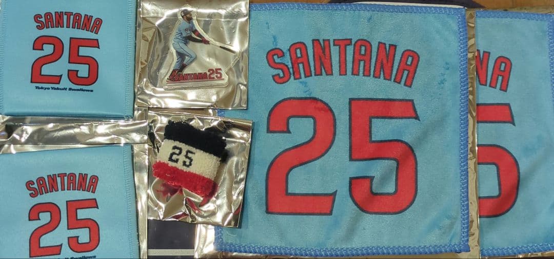 ヤクルトスワローズ 応援グッズセット（選手名・背番号付き） まとめ売り2