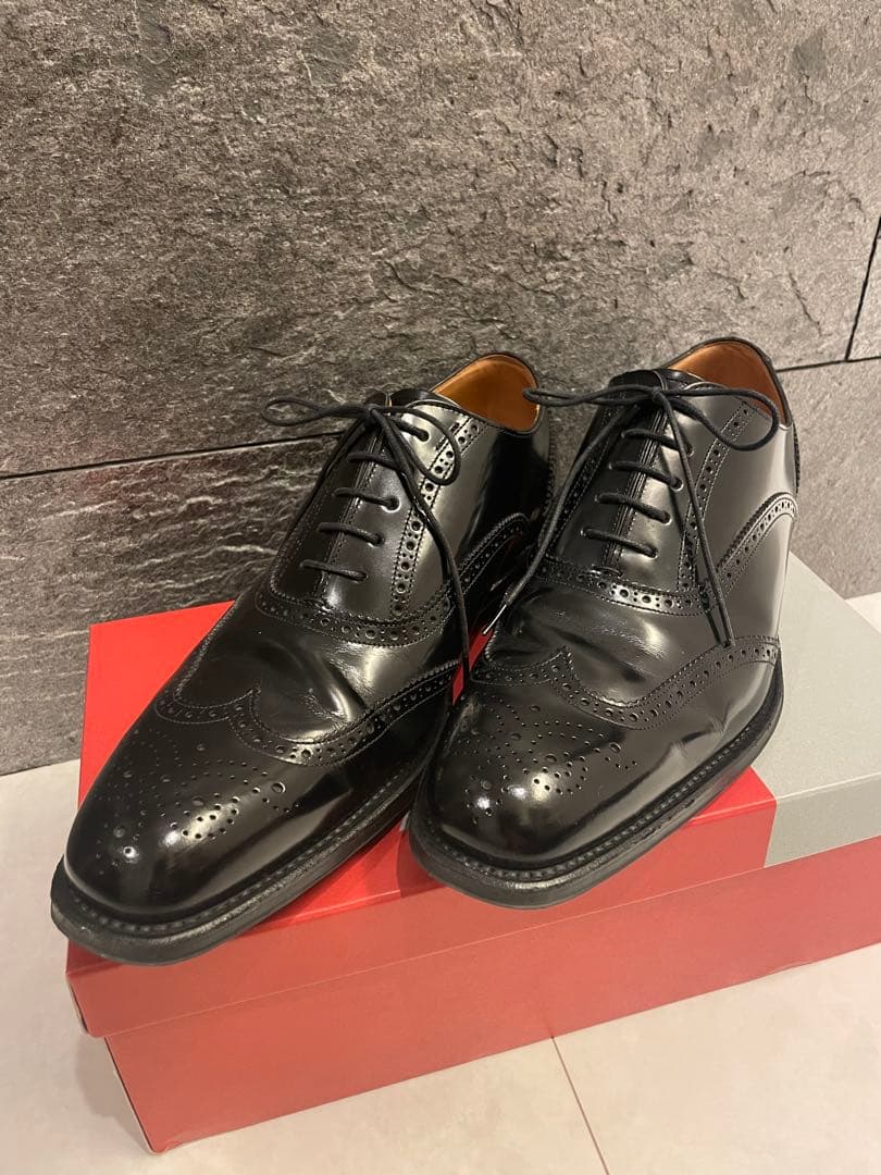 【超美品】 REGAL 717R ウイングチップ 内羽根26.5EEE