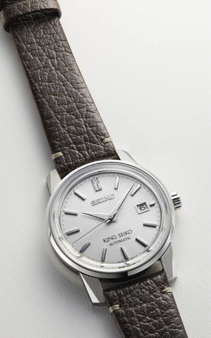 おまけ付き　キングセイコー　純正革ベルト　XSL00319 ブラック