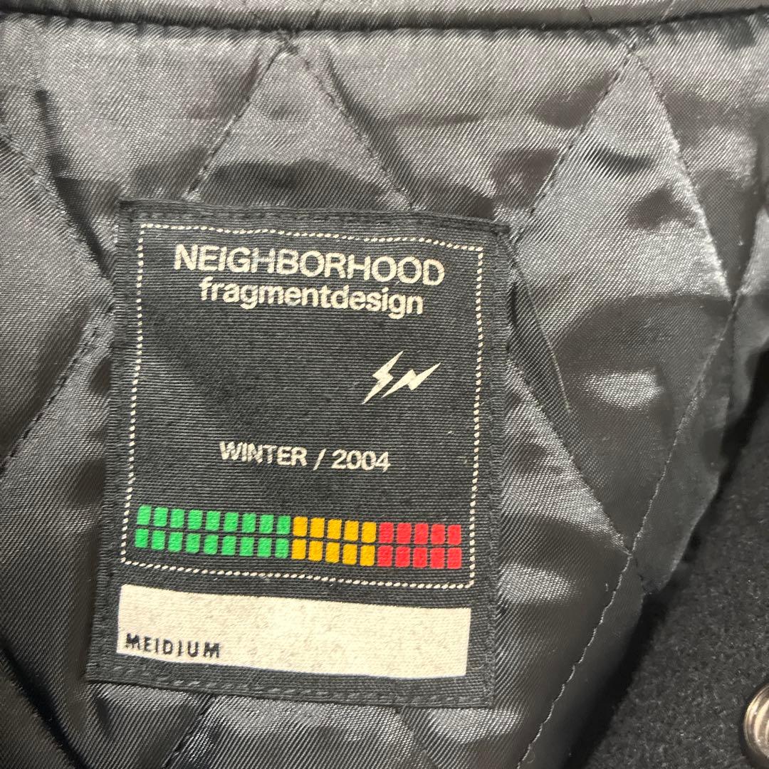 ネイバーフッドfragmentdesign　NH3204　黒✕白