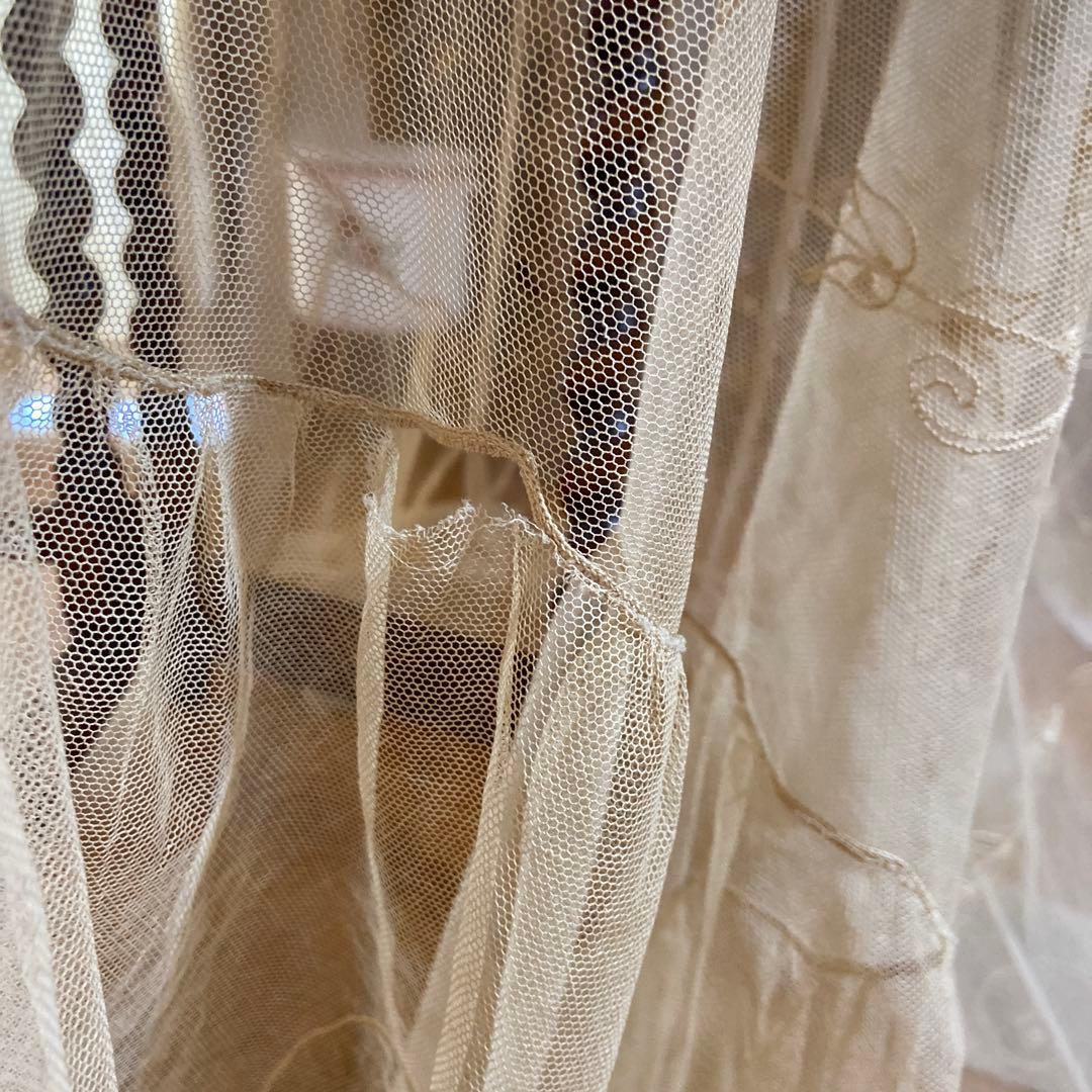 ご希望金額コメントアンティークフランスレースベットカバーシングルサイズ