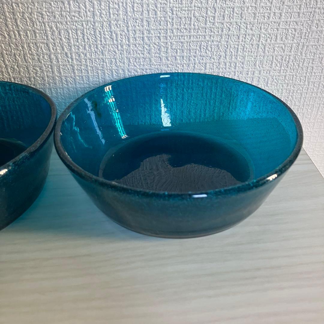 45【倉敷ガラス】小谷眞三 深皿3点