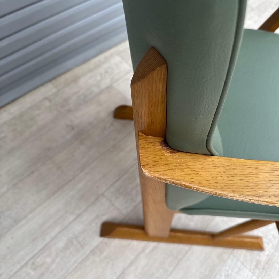 飛騨産業　アームチェア　ダイニングチェア　円空　佐々木敏光 デザイナーズ　③