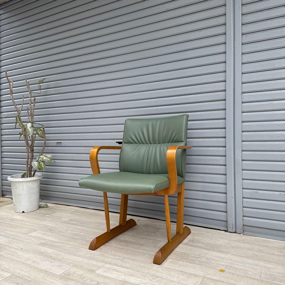 飛騨産業　アームチェア　ダイニングチェア　円空　佐々木敏光 デザイナーズ　③