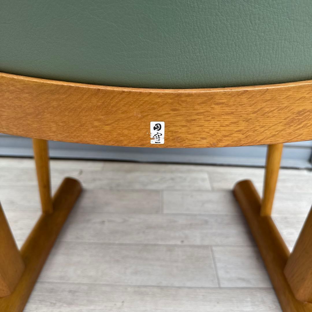 飛騨産業　アームチェア　ダイニングチェア　円空　佐々木敏光 デザイナーズ　③