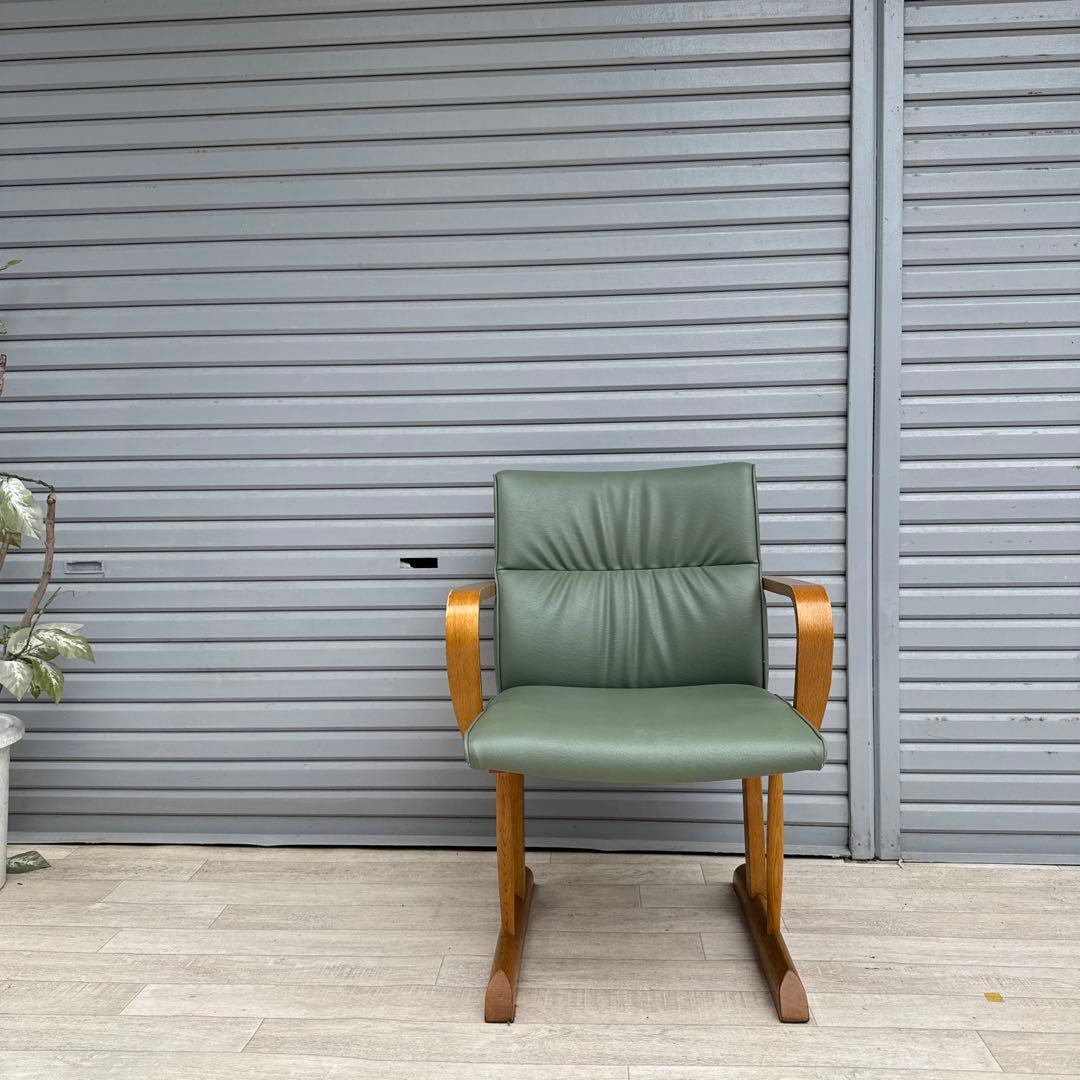 飛騨産業　アームチェア　ダイニングチェア　円空　佐々木敏光 デザイナーズ　③