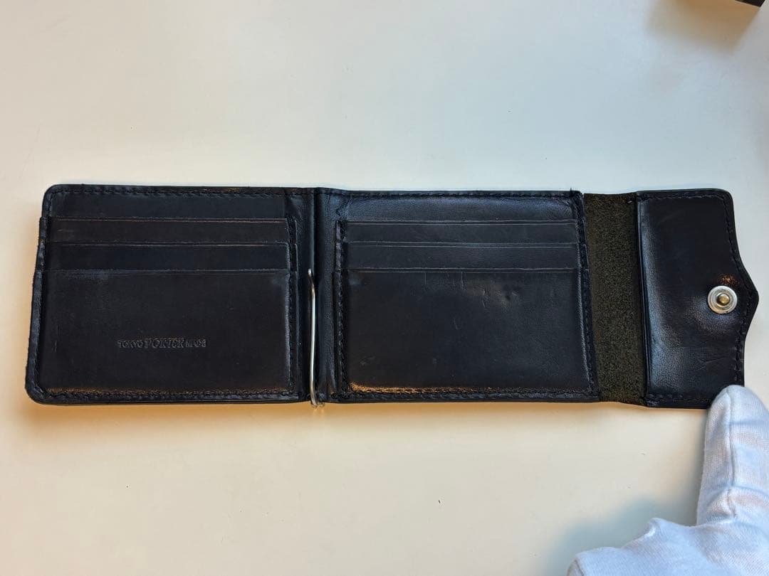 コラボ/ネイバーフッド/財布/PORTER/カードケース/マネークリップ/レザー