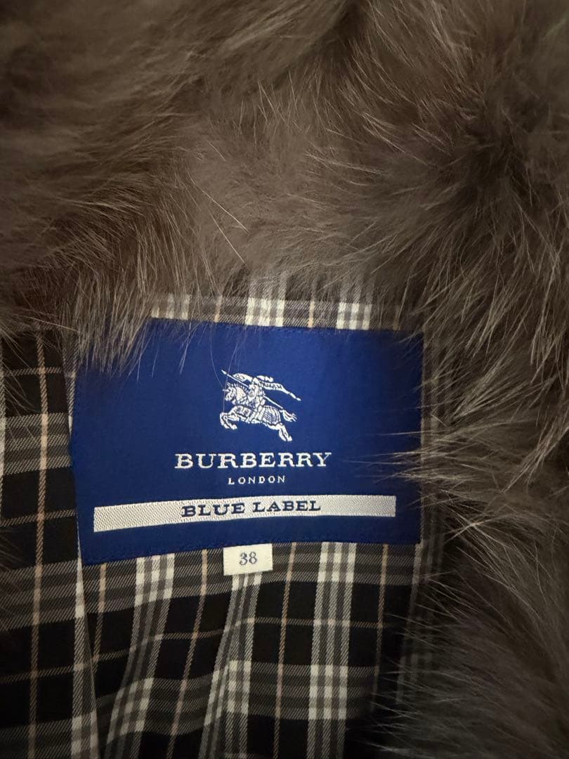 バーバリーブルーレーベルグレー コート