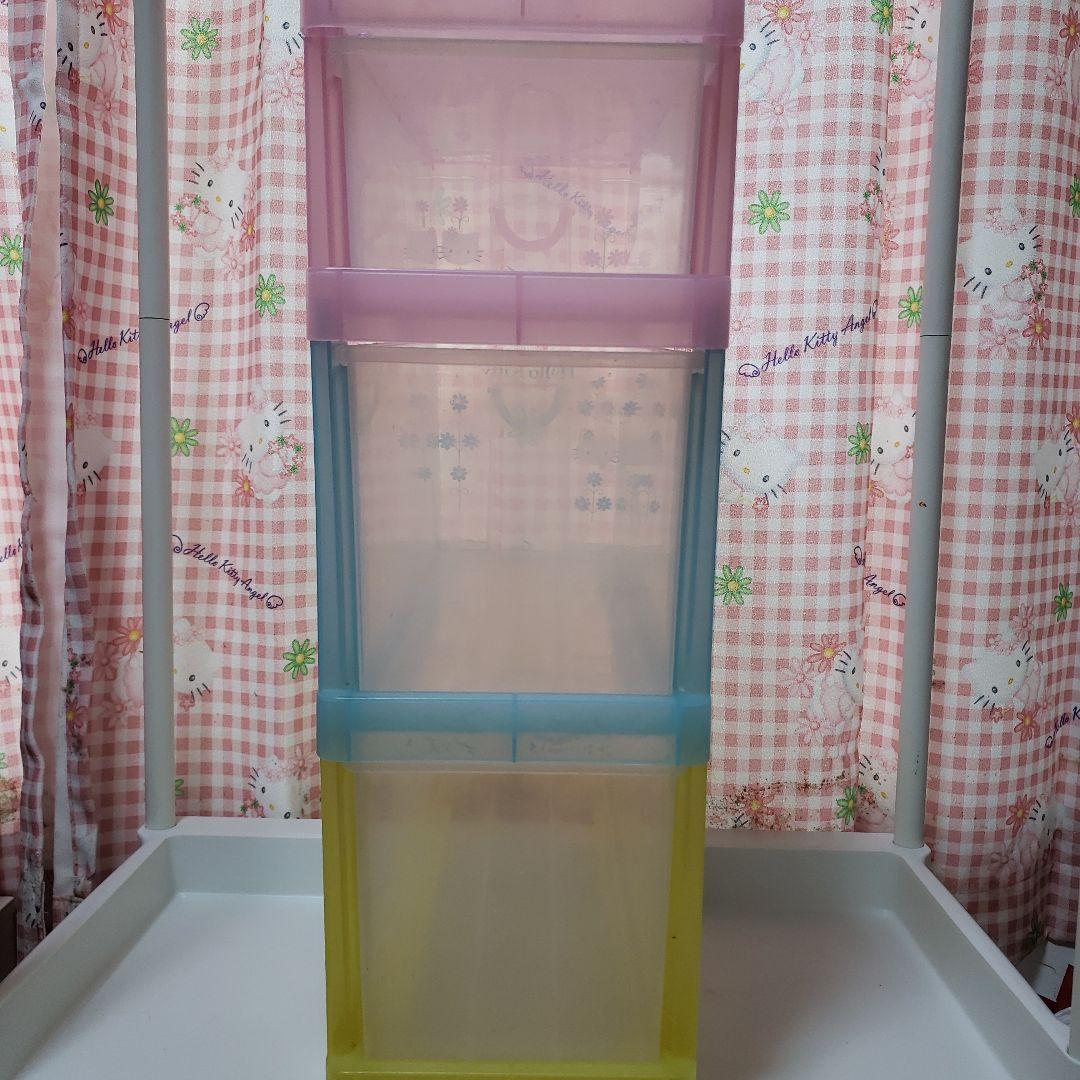 ハローキティ 3段収納ボックス