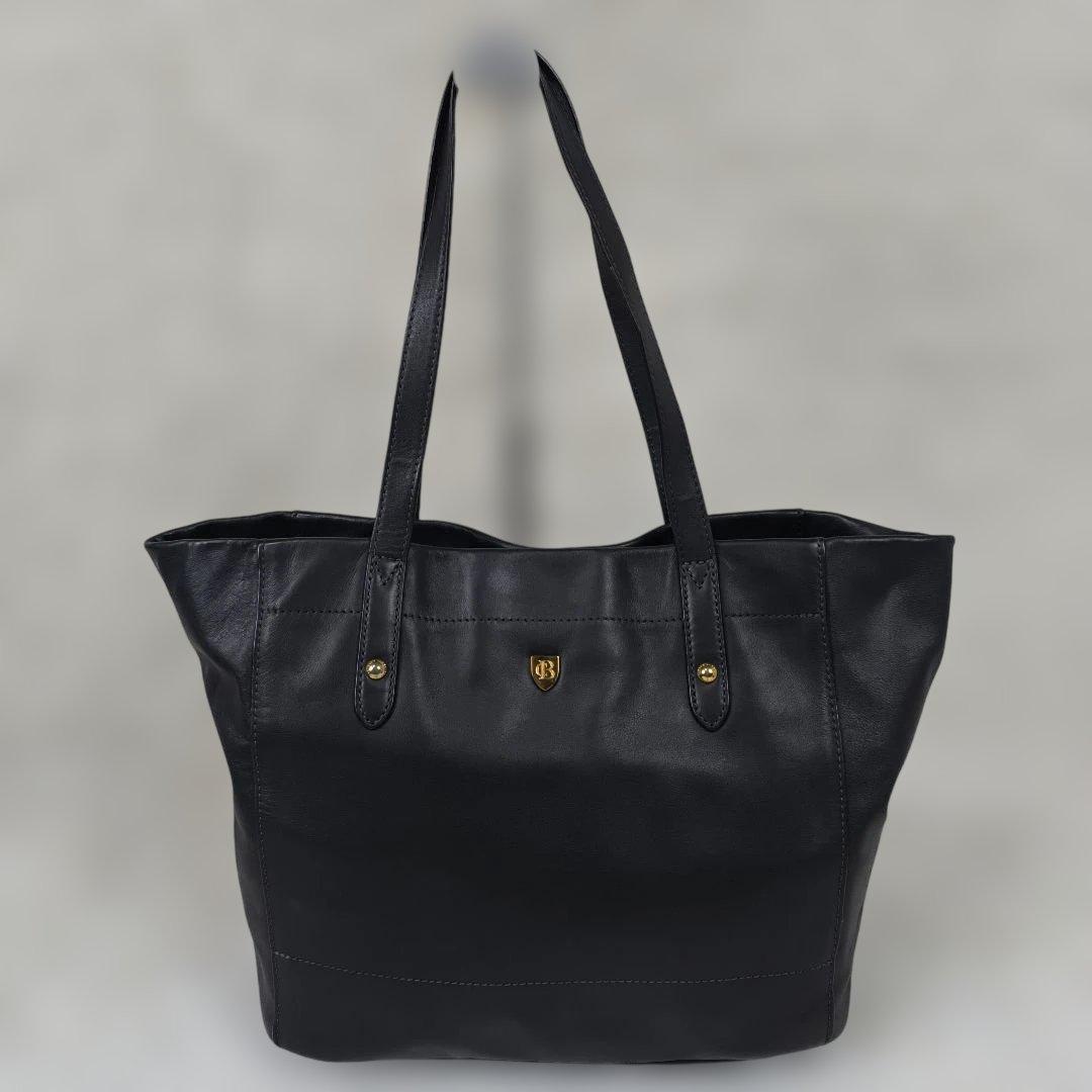 美品✨ ブルーレーベルクレストブリッジ トートバッグ レザー 肩掛け A4可 黒