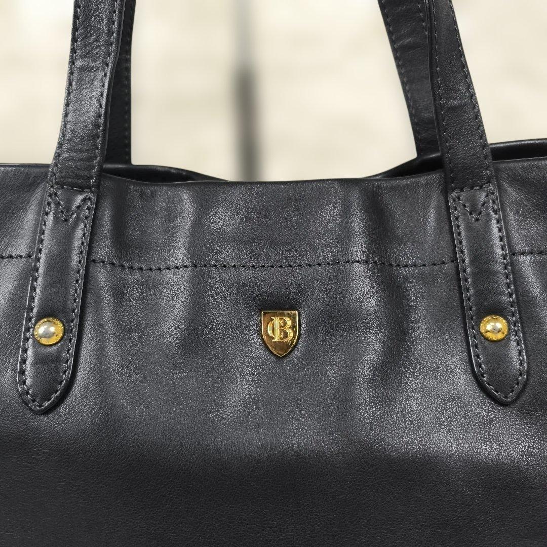 美品✨ ブルーレーベルクレストブリッジ トートバッグ レザー 肩掛け A4可 黒