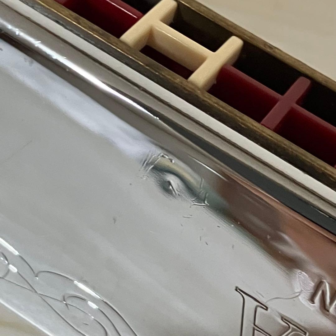 【中古品】SUZUKI 24穴複音ハーモニカ５本　Am ANm