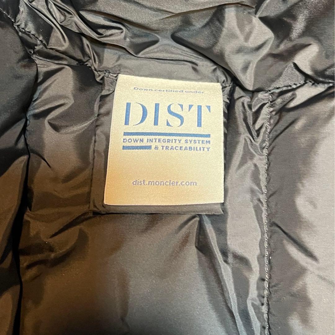 はるちーモンクレール ファーフード付きダウンベスマットな黒フード取り外し可