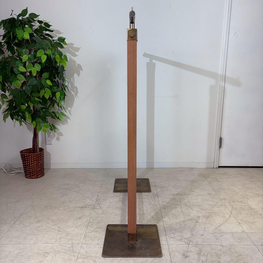 ハンガーラック　真鍮　木　店舗什器　アパレル