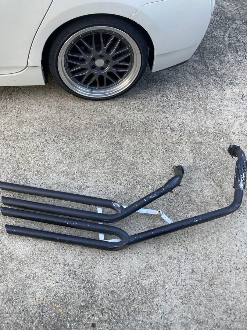 アメリカン400ワンオフマフラー