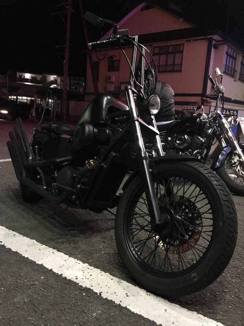 アメリカン400ワンオフマフラー