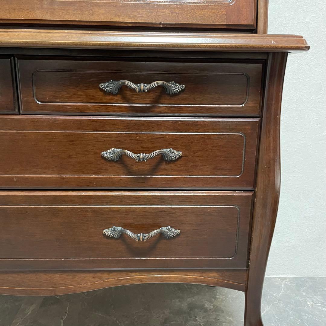 マルニ木工　ライティングビューロー　 机　デスク　引き出し収納　廃盤品