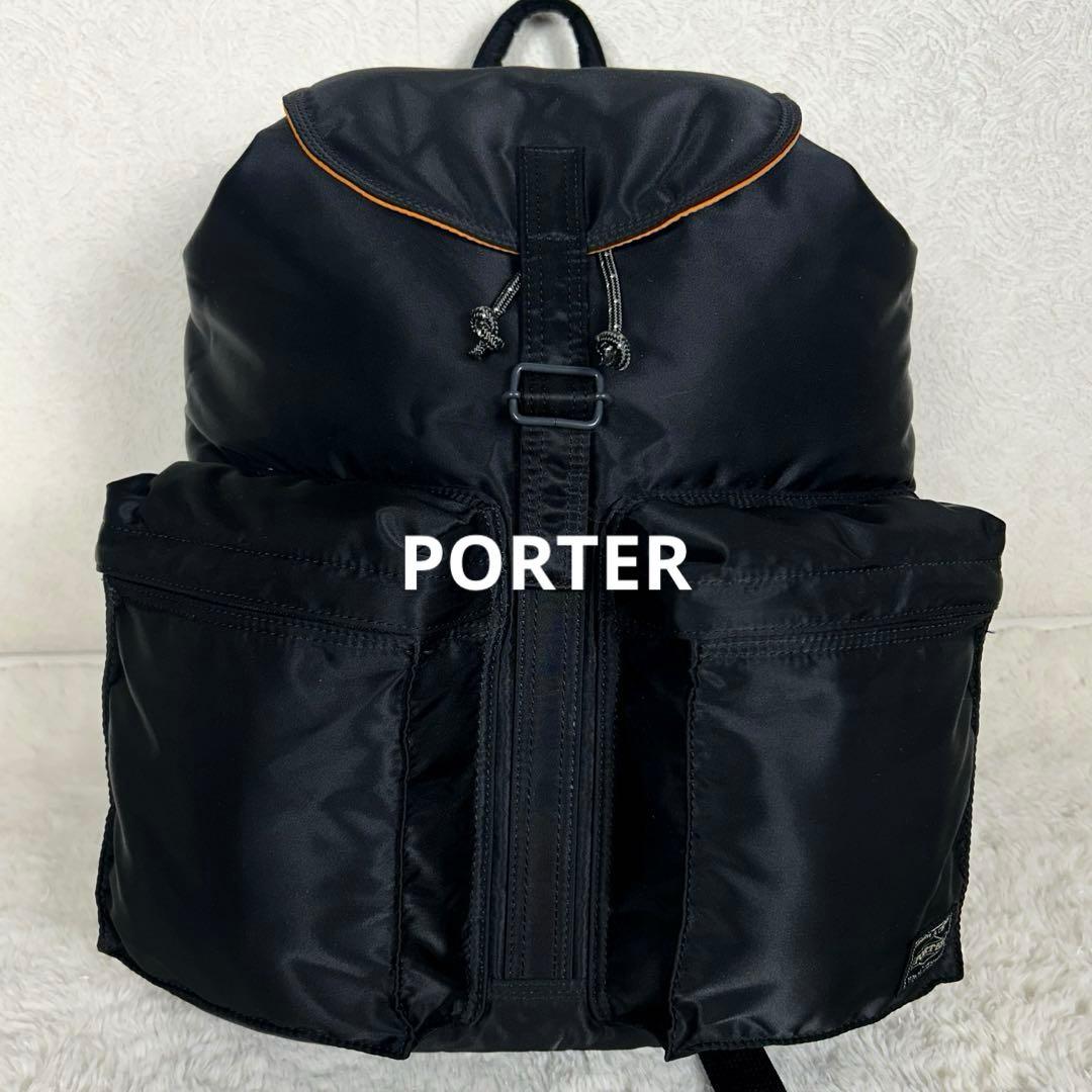 極美品 PORTER TANKER RUCKSACK ブラック 完売品