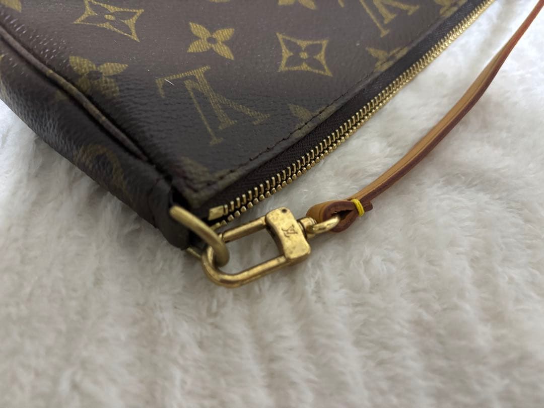 【美品】ルイヴィトン モノグラム ポシェット アクセソワール アクセサリーポーチ