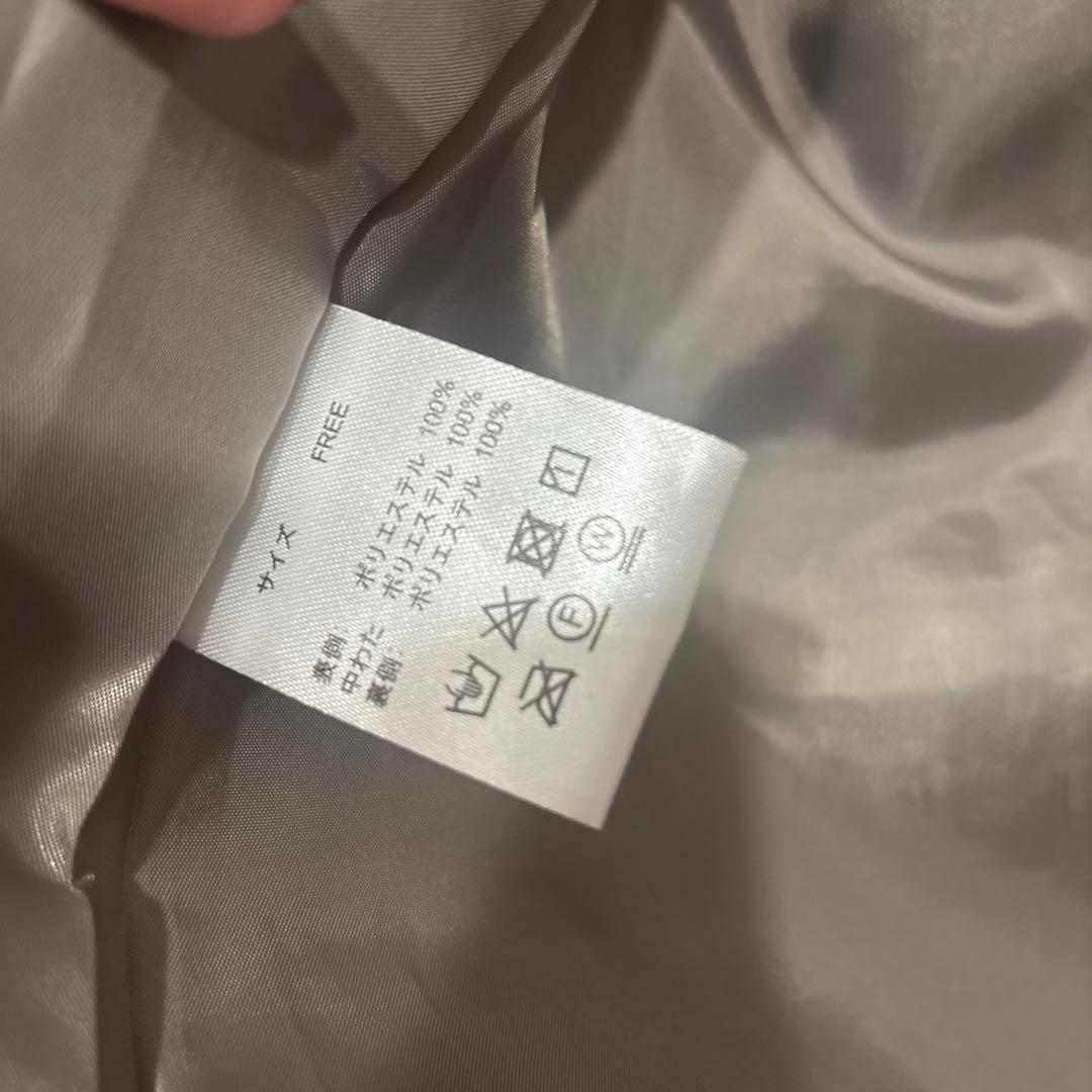 our ロング丈のキルティングベスト