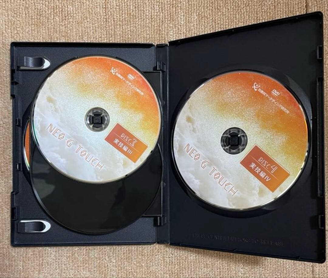 NEO-G TOUCH 4枚組DVD 特典DISCつき 中井マサル