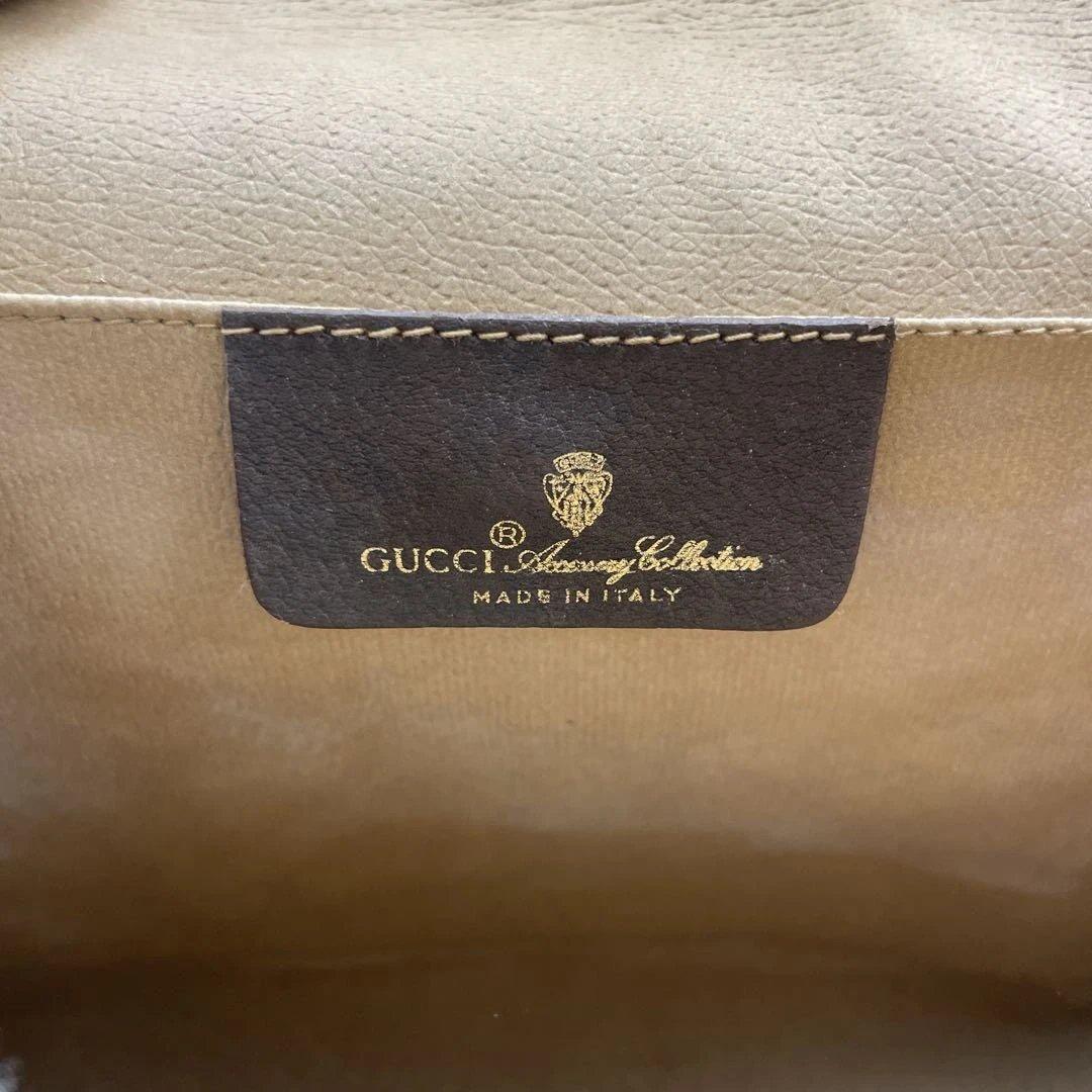 オールド　グッチ　ポーチ　シェリー　GG PVC 159.01.030