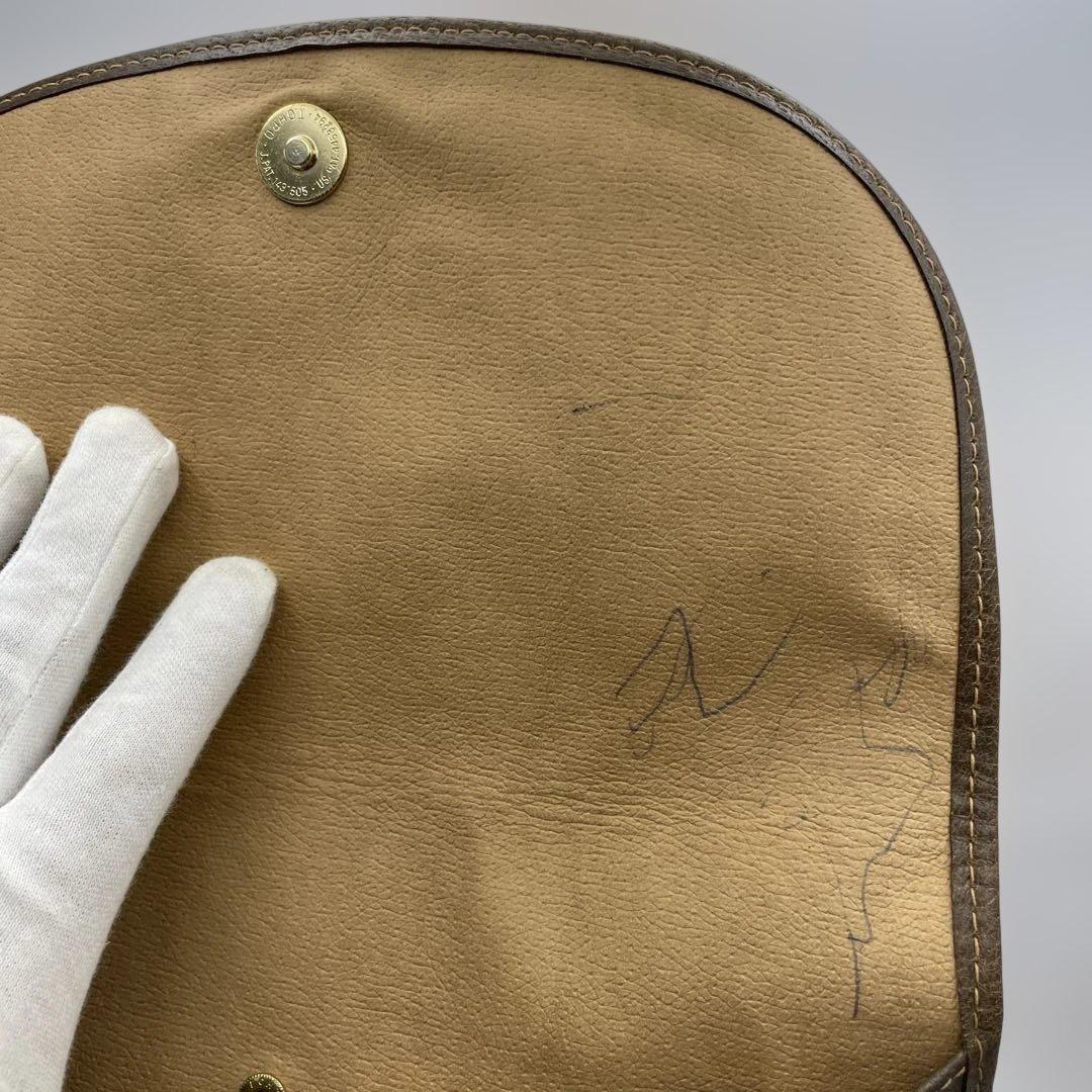 オールド　グッチ　ポーチ　シェリー　GG PVC 159.01.030