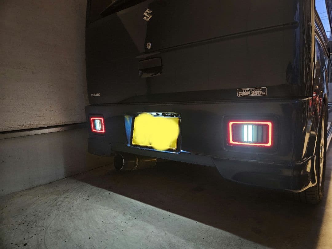 LEDファイバーテール　スモークレンズ　エブリィ　DA64V　DA17V