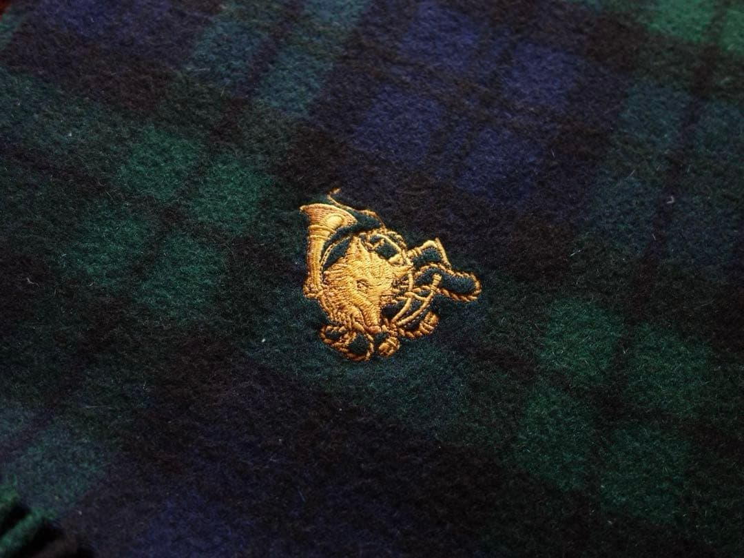 Polo Ralph Lauren カシミヤ マフラー ブラックウォッチ ポロ