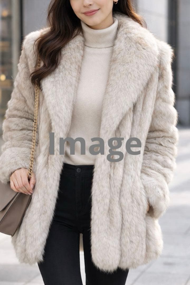 SAGAFOX  リアルファーコート Vintage 毛並み良好