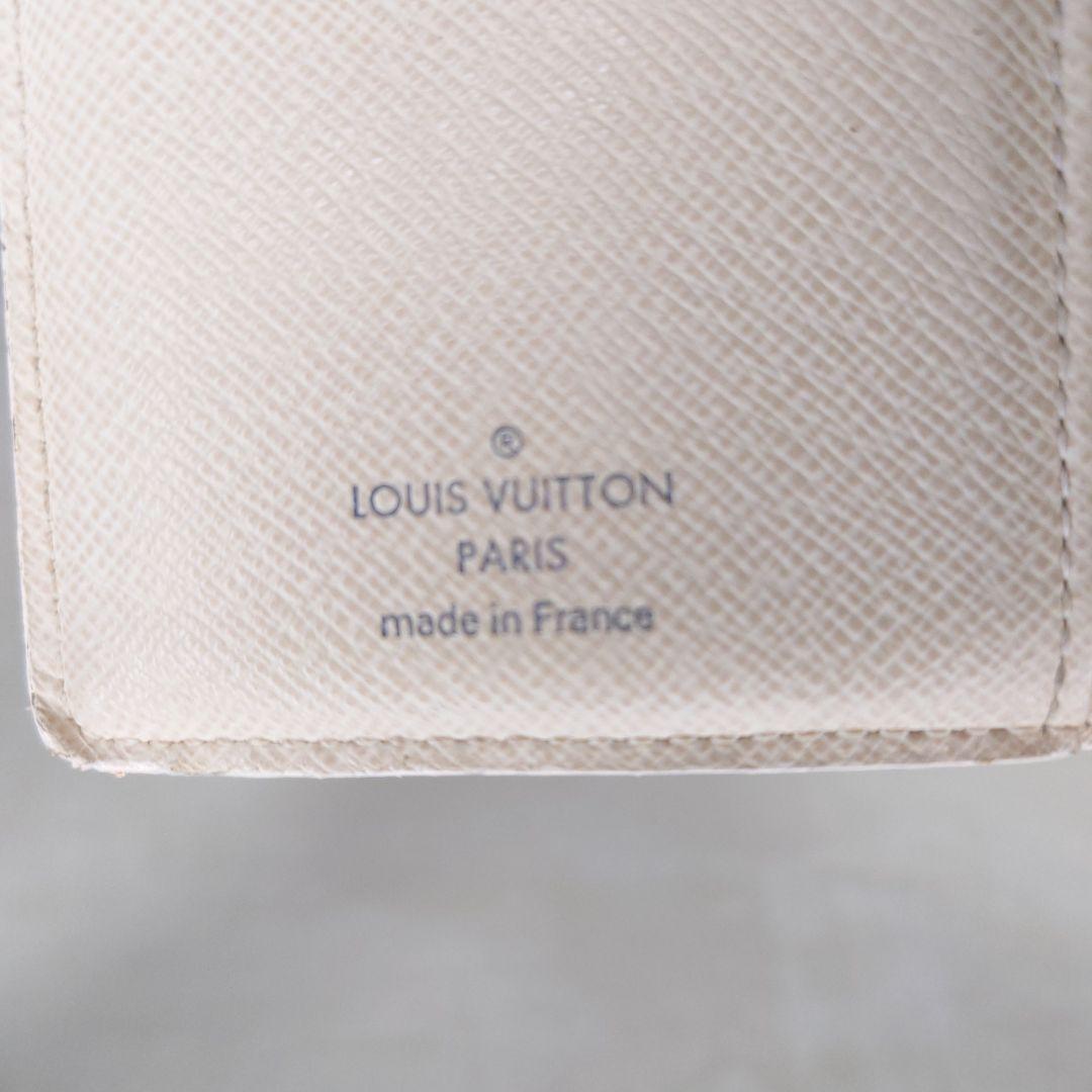 【大人気】ルイ ヴィトン がま口財布ダミエ アズール ポルトフォイユ ヴィエノワ