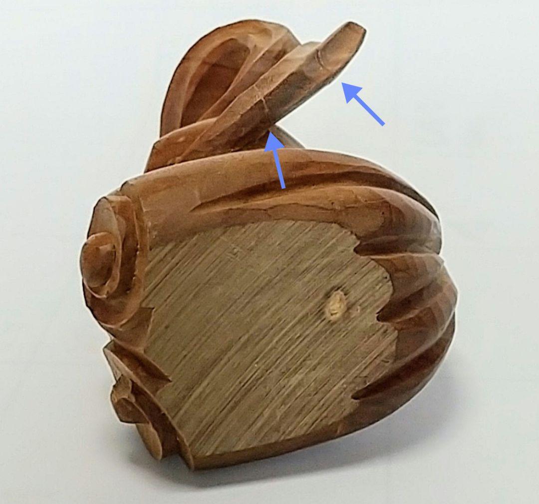 童子坐像 飛天 #567 ◆白檀 木彫 仏像