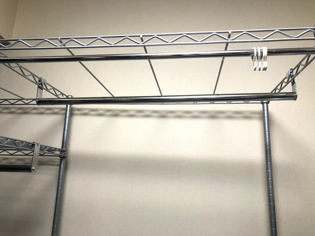 ハンガーラック　幅150cm キャスター付き　パイプハンガー　スチール