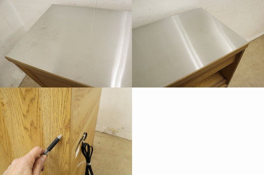 ウニコ【DIFE/ディフェ】キッチンカウンターW800・キッチンボードunico