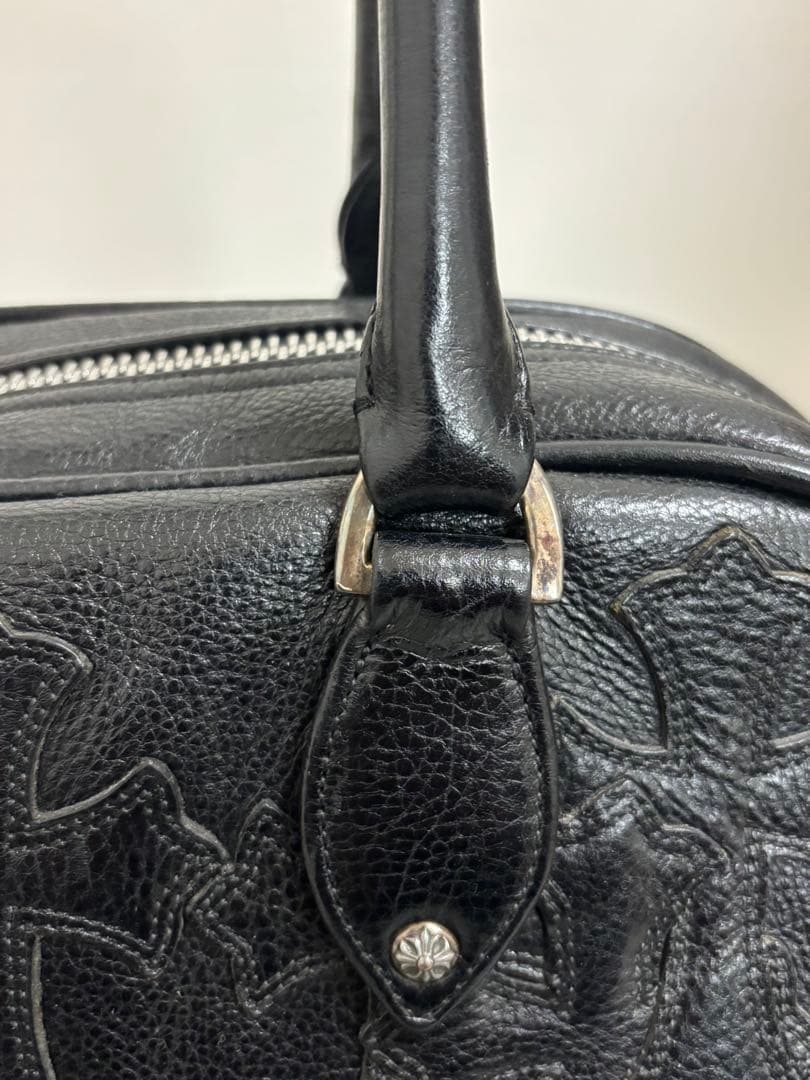 す*！様 クロムハーツ　現行型　ジムバッグミディアム　セメタリークロスパッチ　レ