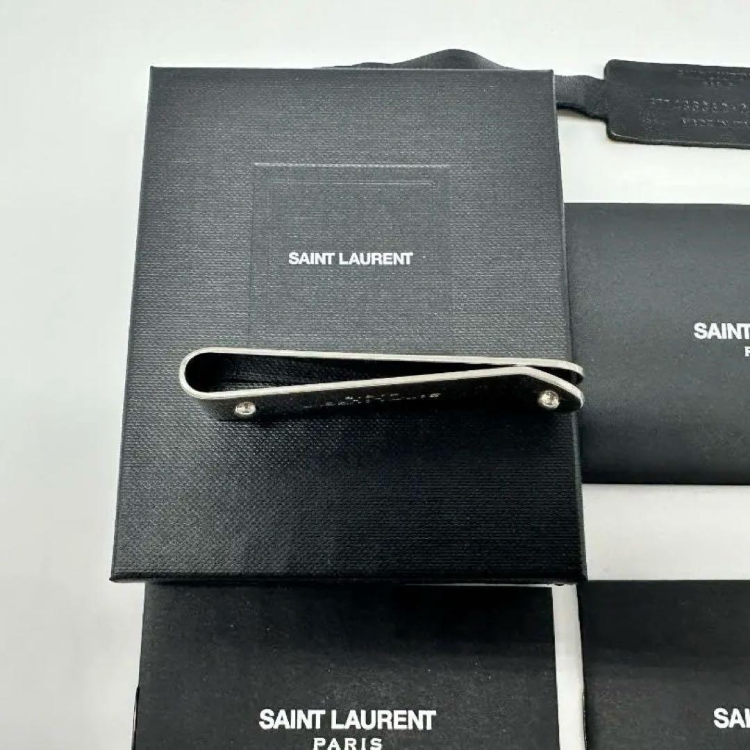 SAINT LAURENT マネークリップ シルバー ビルクリップ メタル