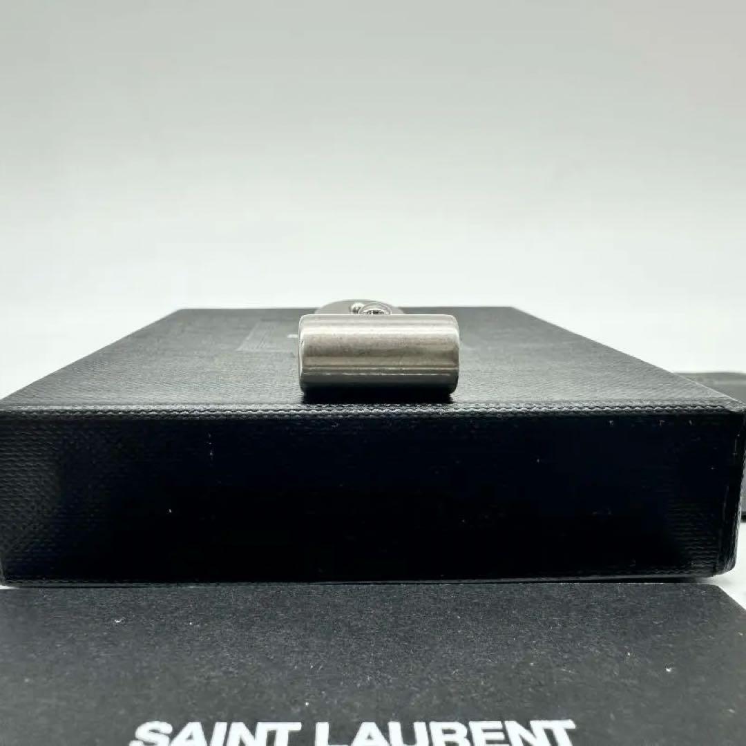 SAINT LAURENT マネークリップ シルバー ビルクリップ メタル